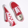 VANS MIX CHECKER OLD SKOOL CHILI PEPPER/TRUE WHITE