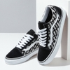 VANS Việt Nam - VANS OLD SKOOL LOGO REPEAT BLACK WHITE VN0A4U3BTEZ