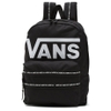 VANS SPORTY REALM II BACKPACK BLACK WHITE LOGO VN0A3IMEY29