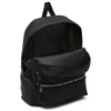 VANS SPORTY REALM II BACKPACK BLACK WHITE LOGO VN0A3IMEY29