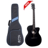 Đàn Guitar Martin X Series OMC-X1E Acoustic Guitar w/Bag, Jett Black