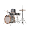 TAMA LJK48H4-GXS Club-JAM Kit 4-Piece w/Hardware+Throne, Galaxy Silver