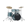 TAMA SG50H6C-CSV Stagestar 5-Piece Drum Kit w/ Hardware+Throne+Cymbals, Charcoal Silver