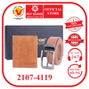 Bóp & Dây nịt nam da bò màu da HD2107-HD4119