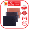 Ví nam da bò bấm nút màu da, đen, nâu HD2141-42-43