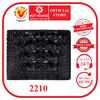 Bóp nam da cá sấu gai lưng màu đen HD2210
