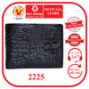 Bóp nam da cá sấu nguyên con nhỏ màu đen HD2225