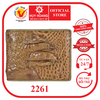 Bóp nam da cá sấu gù chân màu rêu HD2261