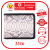 Bóp nam da trăn đan viền màu trắng HD2316