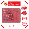 Bóp nam da cá sấu đan viền gù chân màu nâu đỏ HD2718
