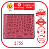Bóp nam Huy Hoàng da cá sấu màu đỏ đô HD2755