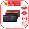 Bóp da nữ vân cá sấu nhiều ngăn màu da, đen, nâu HD3132-33-34