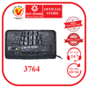 Ví nữ da cá sấu gai ngăn thụt cầm tay màu đen HD3764