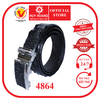 Dây nịt nam da cá sấu Huy Hoàng gai vip 3,5P màu đen HD4864