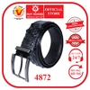 Dây nịt nam da cá sấu gai vip 3,5P đầu kim màu đen HD4872