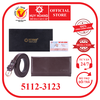 Thắt lưng & Ví nữ Huy Hoàng da bò màu nâu HD5112-HD3123