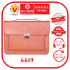 Cặp táp nam da đà điểu Huy Hoàng màu vàng bò HD6449