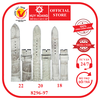 Dây đồng hồ da cá sấu size 18, 20, 22 màu bạch tạng HD8296-97