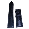 Dây đồng hồ da đà điểu size 22, 24, 26 màu đen HD8409
