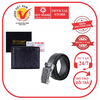 Bóp & Dây nịt nam da đà điểu da bụng màu đen HD2405-HD4443