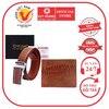 Bóp & Dây nịt nam Huy Hoàng da đà điểu da chân màu vàng bò HD2401-HD4403