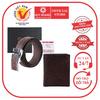 Bóp & Dây nịt nam da đà điểu da bụng màu nâu đất HD2408-HD4444