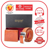 Bóp & Dây nịt nam da cá sấu màu vàng bò HD2203-HD4203