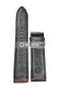 Dây đồng hồ da cá sấu size 16, 18, 20 màu nâu đất HD8202