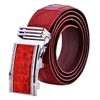 Thắt lưng nam da cá sấu nguyên con bụng 3,5P màu đen, nâu đỏ, nâu đất, vàng bò HD4742-43-44-45
