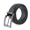 Dây nịt nam da cá sấu đan viền 3,5P đầu kim nhiều màu HD4276-77-78-79