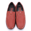 Giày mọi Huy Hoàng da bò xỏ chân màu nâu đỏ HD7707