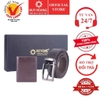 Bóp & Dây nịt nam Huy Hoàng da bò màu nâu HD2109-HD4121