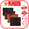 Bóp nam da cá sấu nguyên con màu đen, nâu đỏ, vàng bò, nâu đất HD2204-05-06-41