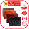 Ví nam da cá sấu nguyên con nhỏ màu đen, nâu đỏ, vàng bò, nâu đất HD2225-26-27-47