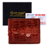 Bóp nam da cá sấu nhiều loại màu nâu đỏ HD2233-37-45-46-55-59-71-2712