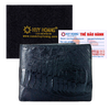 Ví nam da đà điểu nhiều loại màu đen HD2402-05-10-13-16-20-26-35