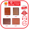 Ví nam da đà điểu nhiều loại màu vàng bò HD2423-25-29-62