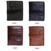 Ví nam da đà điểu da chân đan viền kiểu đứng nhiều màu HD2443-44-45-46