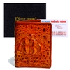 Ví nam da cá sấu nhiều loại màu vàng bò HD2230-34-57-2710-13-19-41-59