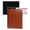 Ví nam da cá sấu nhiều loại màu vàng bò HD2230-34-57-2710-13-19-41-59