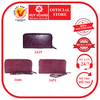 Ví nữ da đà điểu nhiều loại màu tím HD3435-46-51
