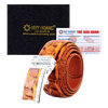 Thắt lưng nam vân cá sấu lớn vàng bò, đen, nâu HD4116-17-18