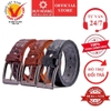 Thắt lưng nam vân cá sấu 1 lớp màu da, đen, nâu HD4122-23-24
