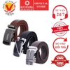 Thắt lưng nam da bò 2 mặt da 4P da, đen, nâu HD4134-35-36 (đầu khóa giao ngẫu nhiên)