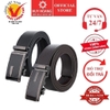 Thắt lưng nam da bò 4P 1,4m đầu tăng màu đen (đầu khóa giao ngẫu nhiên) HD4144