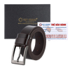 Dây nịt nam da bò bát gài màu da, đen, nâu HD4146-47-48