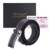 Thắt lưng nam da cá sấu gai đuôi 3,5P nhiều màu HD4210-11-12-45