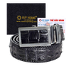 Dây nịt nam da cá sấu nhiều loại màu đen HD4201-04-07-10-13-16-19-22-24