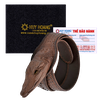 Dây nịt nam da cá sấu nhiều loại màu nâu đất HD4202-14-17-20-23-27-31-32