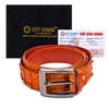 Thắt lưng nam da cá sấu nguyên con 4P bát gài đầu kim màu vàng bò, nâu đất, đen, nâu đỏ HD4236-4266-4273-4770